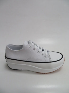 Trampki damskie na koturnie (36-41) 205116 WHITE