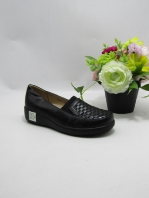 Półbuty damskie na płaskim (36-42) 8344-1 BLACK