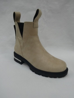 Botki damskie na płaskim (36-41) 1560 BEIGE