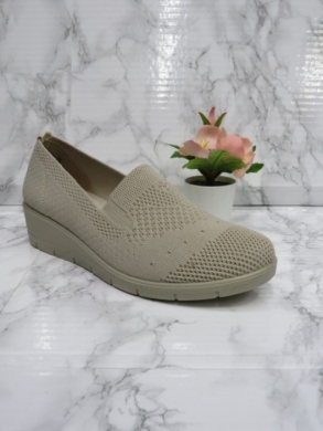Półbuty damskie na koturnie (36-41) 0590 BEIGE