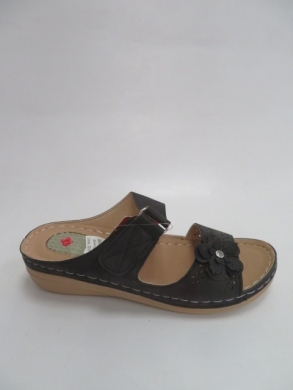 Klapki damskie na koturnie (36-41) S8-518 BLACK