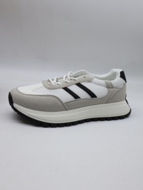 Buty sportowe damskie na płaskim (39-43) DHZ-501 WHITE