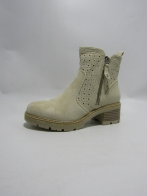 Botki damskie na obcasie (36-41) M1537 BEIGE