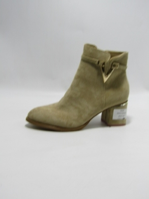 Botki damskie na obcasie (36-41) 8059-01 KHAKI