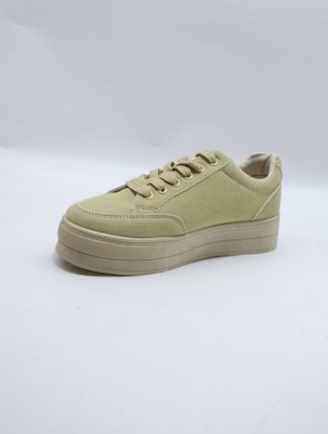 Buty sportowe damskie na płaskim (36-41) BL298 BEIGE