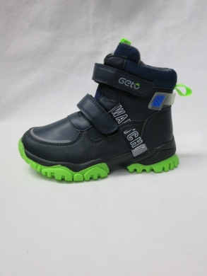 Botki chłopięce ocieplane (26-31) F812 BLUE/GREEN