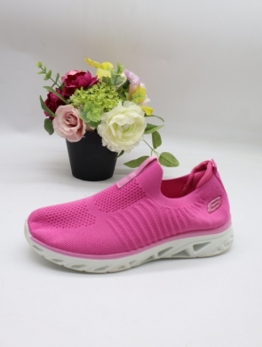 Buty sportowe damskie na płaskim (36-41) EV-339 FUSHIA