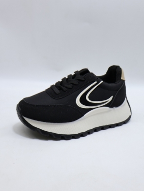 Buty sportowe damskie na płaskim (36-41) 6030 BL