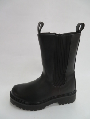 Botki damskie jesienne na płaskim (36-41) F39 BLACK