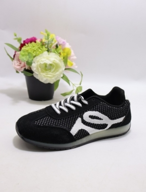 Buty sportowe damskie na płaskim (36-41) A88-227 BLACK