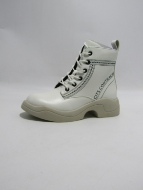 Botki dziewczęce ocieplane (32-37) DE10111 WHITE
