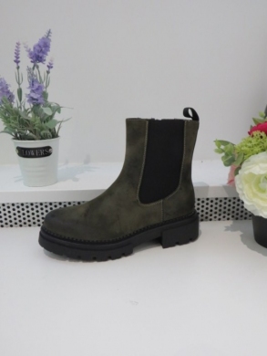 Botki damskie na płaskim (36-41) C802 GREEN