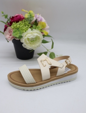 Sandały damskie na płaskim (36-41) 8006A BEIGE