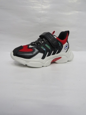 Buty sportowe chłopięce (32-37) L317 BLACK/RED