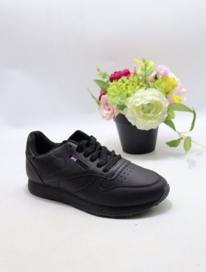 Buty sportowe damskie na płaskim (37-42) 1789-1 BLACK