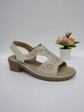 Sandały damskie na obcasie (36-41) HU506 BEIGE
