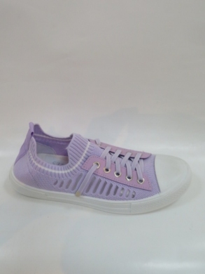 Trampki damskie na płaskim (36-41) DS2105-7 PURPLE