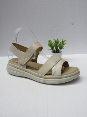 Sandały damskie na koturnie (36-43) 21001-4 BEIGE