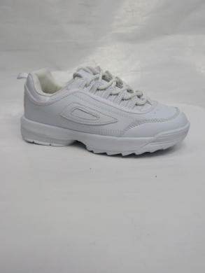 Buty sportowe damskie na płaskim (36-41) DS2-3 WHITE