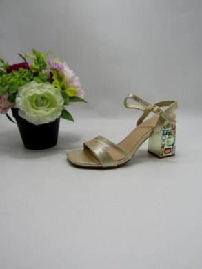 Sandały damskie na obcasie (36-41) 7397 GOLD