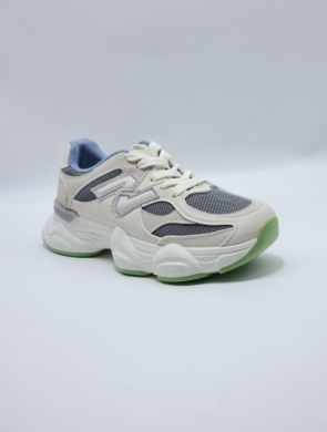 Buty sportowe damskie na płaskim (36-41) 23096 WHITE