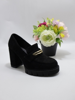 Półbuty damskie na obcasie (36-41) T2339 BLACK