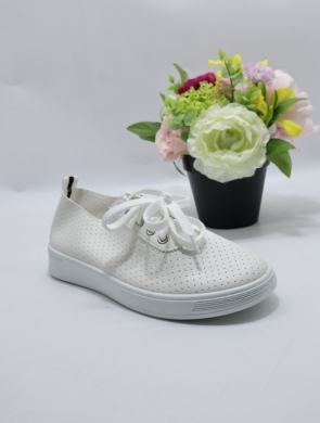 Buty sportowe damskie na płaskim (36-41) 831 WHITE