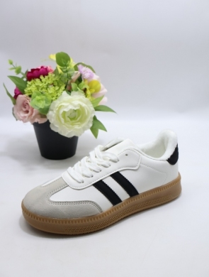 Buty sportowe damskie na płaskim (36-41) XBC24502 WHITE