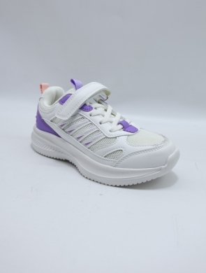 Buty sportowe dziewczęce (27-32) EB313 WH/PURPLE