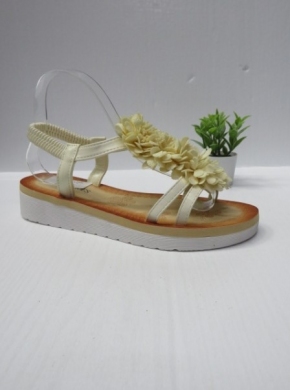 Sandały damskie na koturnie (36-41) WH-521 BEIGE