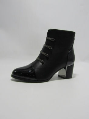 Botki damskie ocieplane na obcasie (36-41) A782-1 BLACK