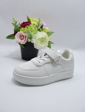 Buty sportowe dziewczęce (32-37) D08-1 WHITE