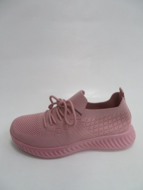 Buty sportowe damskie na płaskim (37-42) N1525 PINK