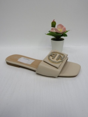 Klapki damskie na płaskim (36-41) YU210 BEIGE