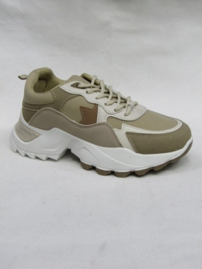 Buty sportowe damskie na płaskim (36-41) XLL-4026 KHAKI