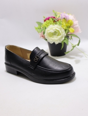 Półbuty damskie na płaskim (36-41) C-607 BLACK