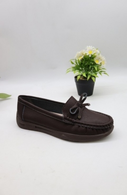 Mokasyny damskie na płaskim (36-41) 3378 BROWN