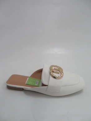 Klapki damskie na płaskim (36-41) JN112 WHITE