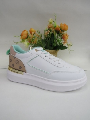 Buty sportowe damskie na płaskim (36-41) 23-01 GREEN