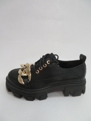 Półbuty damskie na koturnie (36-41) NC1220 BLACK