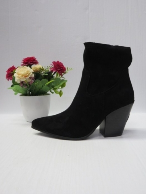 Botki damskie na obcasie (36-41) FR693 BLACK