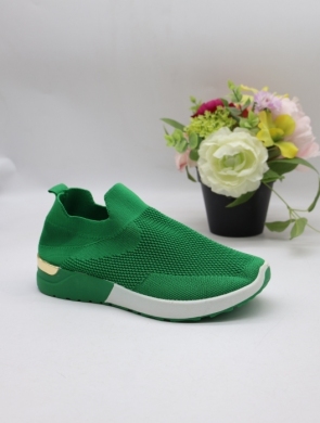 Buty sportowe damskie na płaskim (36-41) A-216 GREEN
