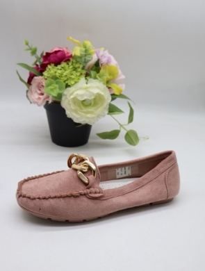 Mokasyny damskie na płaskim (36-41) 0581 PINK