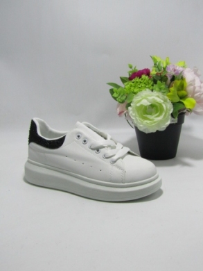 Buty sportowe damskie na płaskim (36-41) EV-81 WH/BLACK