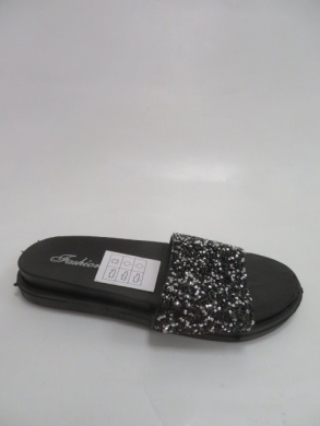 Klapki damskie na płaskim (36-41) 1835 BLACK