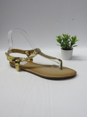 Sandały damskie na płaskim (36-41) 014-24 GOLD