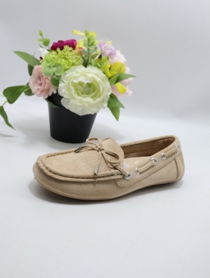 Mokasyny damskie na płaskim (36-41) DW19 BEIGE