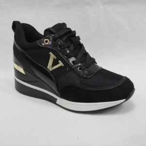 Buty sportowe damskie na koturnie (36-41) HS160 BLACK