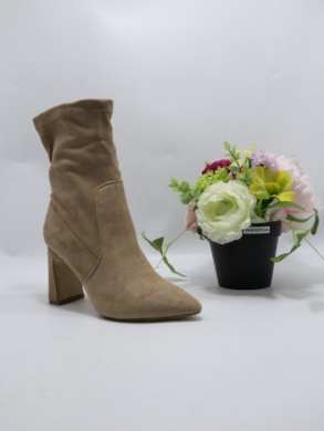 Botki damskie na obcasie (36-41) 168-390 KHAKI