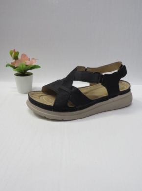 Sandały damskie na koturnie (39-43) DT21-1 BLACK